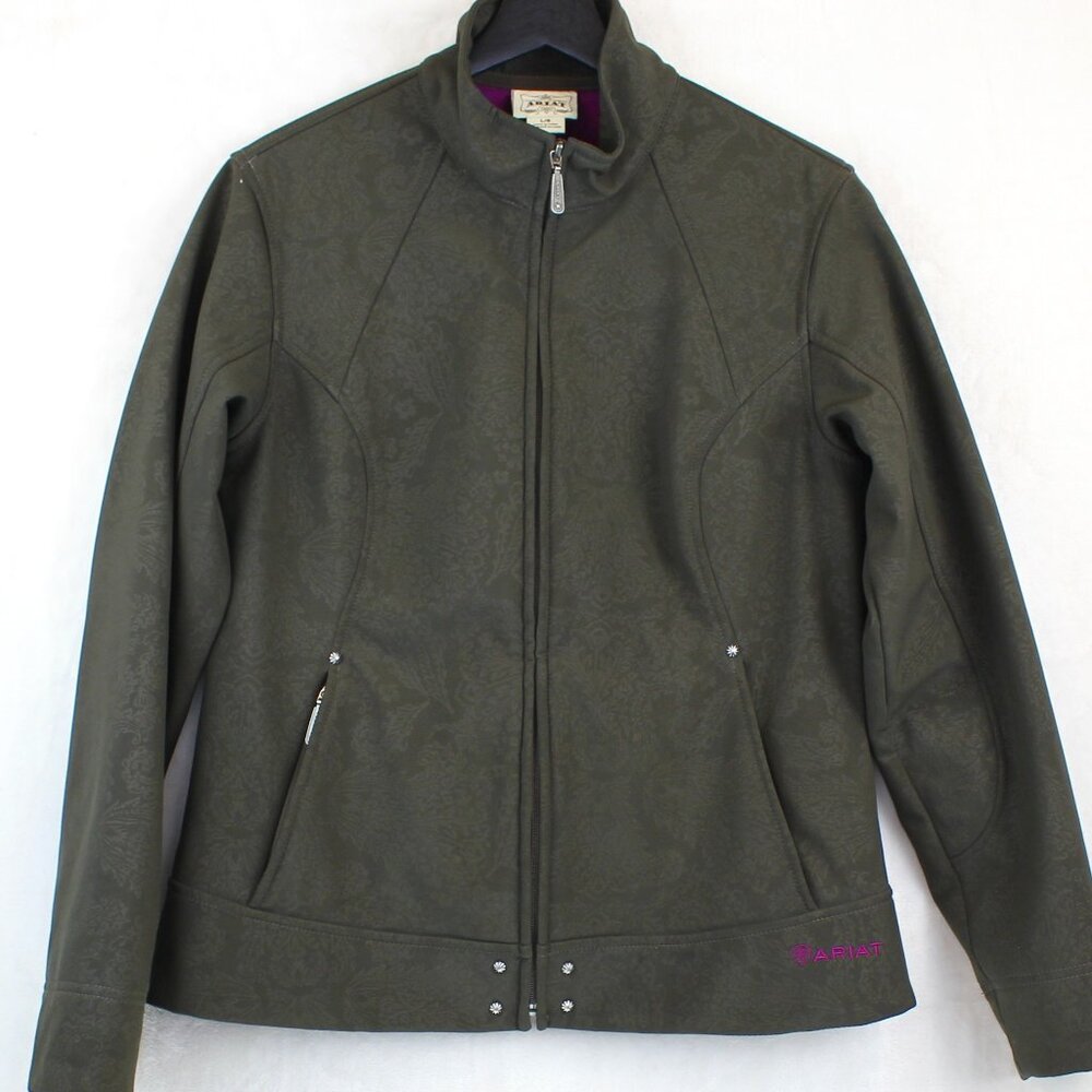 Ariat Windbreaker Softshell Jacket Full Zip Weste… - image 1